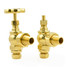 T-MAN-038-AG-UB-ALT01 - Rufford Traditional Manual Angled Unlacquered Brass Radiator Valves with Sleeves T-MAN-038-AG-UB-ALT01 - Rufford Traditional Manual Angled Unlacquered Brass Radiator Valves with Sleeves